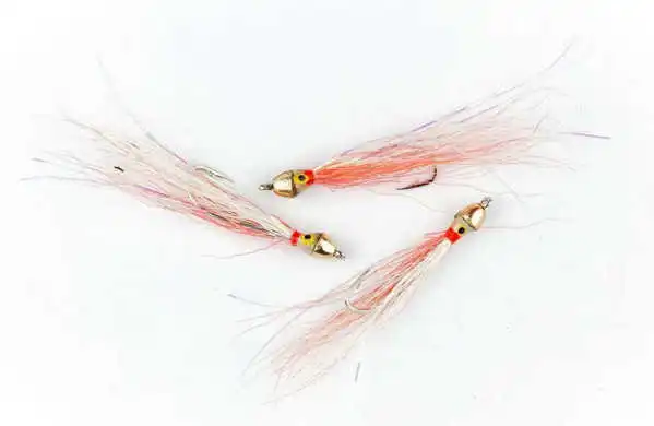 Kami Flies Jiggy Fly White/Pink #6 1 Kami Flies Jiggy Fly White/Pink #6