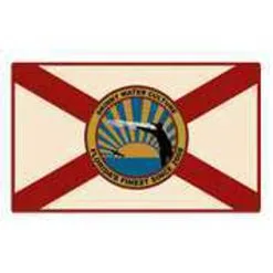 Skinny Water Culture SWC FL Cracker Flag Sticker