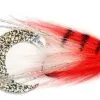Fulling Mill Paolo's Wiggle Tail White & Red 6/0