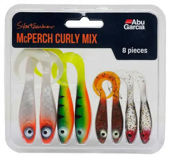 Svartzonker McPerch Curly Mix (8 Pack) 1 Svartzonker McPerch Curly Mix (8 Pack)