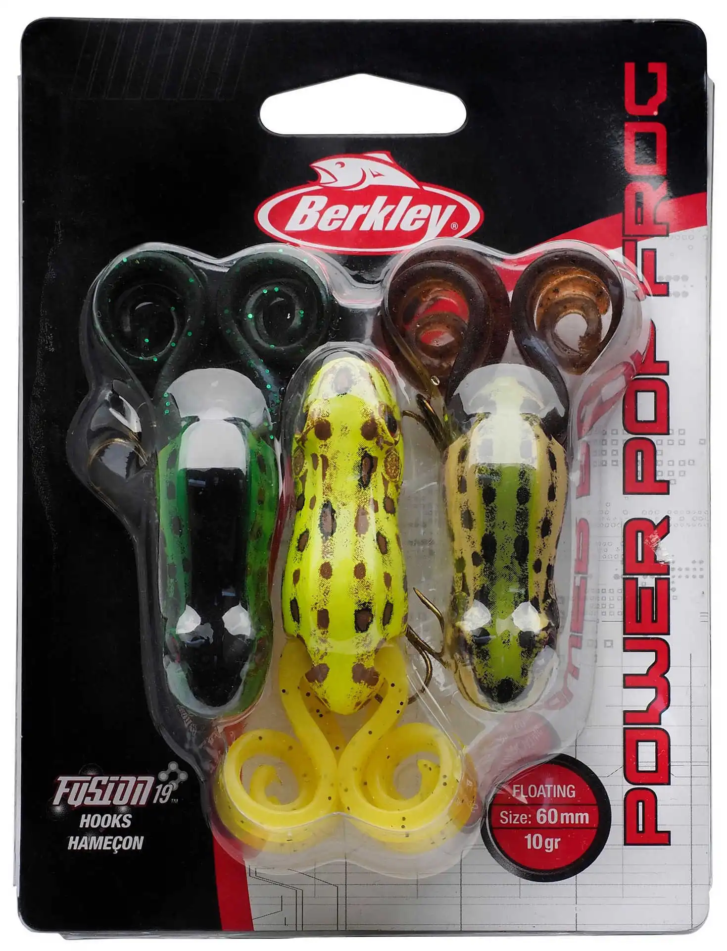Berkley Power Pop Frog 10g (3 Pack) 1 Berkley Power Pop Frog 10g (3 Pack)