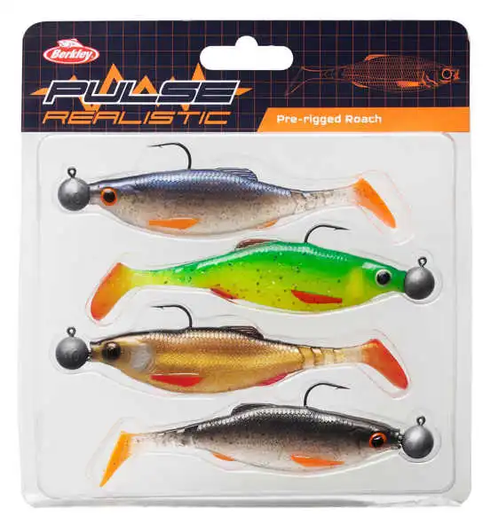Berkley Pulse Realistic Roach 15cm (4 Pack) 1 Berkley Pulse Realistic Roach 15cm (4 Pack)
