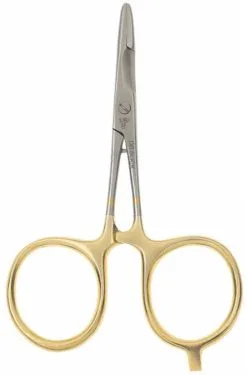 Dr Slick Scissor Clamp Curved 16cm Gold