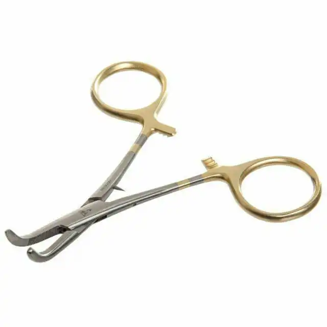 Dr Slick Standard Clamp Curved 10cm Gold 2 Dr Slick Standard Clamp Curved 10cm Gold - Bild 2